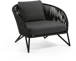Kave Home Branzie fekete kerti fotel - Kave Home