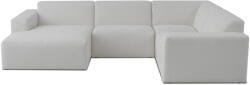 Scandic Fehér buklé sarokkanapé (U alakú) Roxy - Scandic - bonami - 865 615 Ft