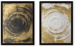 Vavien Artwork Circles Golden 2 kép - Tablo Center