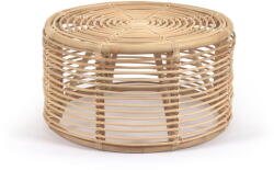 Kave Home Natúr színű rattan kerek dohányzóasztal ø 66 cm Kohana - Kave Home