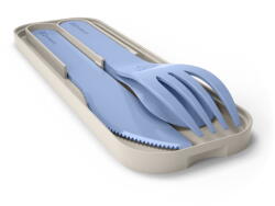 monbento Pocket 3 részes kék utazó evőeszköz szett - Monbento