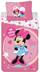 Jerry Fabrics Egyszemélyes mikroszálas gyerek ágyneműhuzat 140x200 cm Minnie Sweet Like Me - Jerry Fabrics
