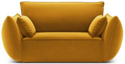 Mazzini Sofas Mustársárga bársony fotel Vanda - Mazzini Sofas