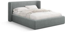 Windsor & Co Sötétszürke kárpitozott ágyneműtartós franciaágy ágyráccsal 200x200 cm Jason - Windsor & Co Sofas