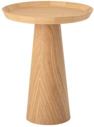 Bloomingville Kerek tárolóasztal tölgyfa dekorral ø 44 cm Luana - Bloomingville