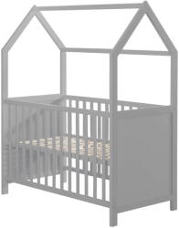 Roba Szürke babaágy 60x120 cm - Roba
