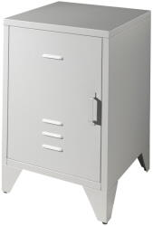 VIPACK Szürke fém éjjeliszekrény Bronxx - Vipack