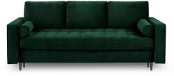 Milo Casa Santo zöld kinyitható bársonykanapé - Milo Casa