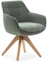 Marckeric Zöld kárpitozott karfás étkezőfotel szett 2 db-os Donatelo - Marckeric