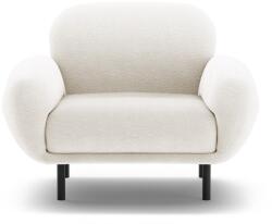 Micadoni Fehér buklé fotel Poppy - Micadoni