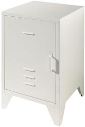 VIPACK Fehér fém éjjeliszekrény Bronxx - Vipack