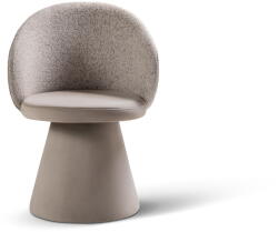 Micadoni Bézs bársony fotel Inez - Micadoni