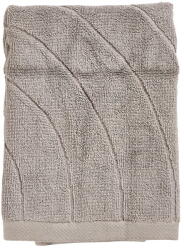 Zone Szürkésbézs frottír pamut törölköző 50x70 cm Time - Zone