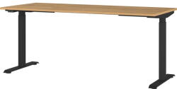 Germania Íróasztal elektromosan állítható magassággal, tölgyfa dekoros asztallappal 80x180 cm Agenda - Germania