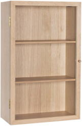 Hübsch Natúr színű függő tálalószekrény tölgyfa dekorral 50x80 cm Panorama - Hübsch