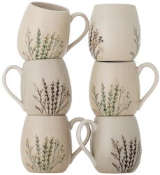 Bloomingville Bézs agyagkerámia bögre szett 6 db-os 400 ml Bea - Bloomingville