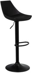 Casa Selección Fekete bőr utánzat állítható magasságú bárszék szett 2 db-os (ülésmagasság 56, 5 cm) - Casa Selección - bonami - 80 827 Ft