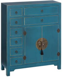 Ixia Kék magas komód 73x90 cm Oriente - Ixia