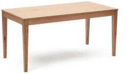 Kave Home Natúr színű bővíthető étkezőasztal tölgyfa dekoros asztallappal 80x160 cm Yain - Kave Home