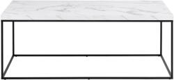 Actona Fehér dohányzóasztal márvány dekoros asztallappal 55x110 cm Barossa - Actona
