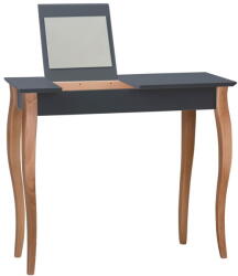 Ragaba Dressing Table grafitszürke fésülködőasztal tükörrel, hosszúság 85 cm - Ragaba