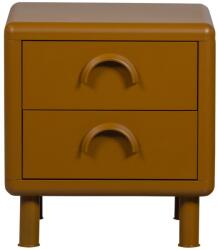 WOOOD Okkersárga fém éjjeliszekrény Rune - WOOOD