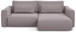 Makamii Levendula színű bársony kinyitható-tárolóhelyes sarokkanapé (jobb oldali-heverő résszel) Kapua - Makamii - bonami - 518 492 Ft