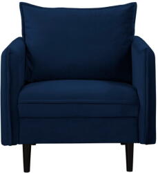 Ropez Sötétkék bársony fotel Juli - Ropez
