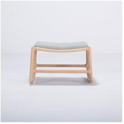 Gazzda Dedo tölgyfa zsámoly kékesszürke szövet ülőrésszel - Gazzda