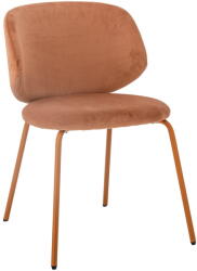 Bloomingville Narancssárga bársony étkezőszék szett 2 db-os Ponte - Bloomingville