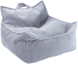 Wigiwama Kék kordbársony gyerek babzsákfotel Chair - Wigiwama