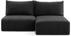 Makamii Fekete kinyitható-tárolóhelyes sarokkanapé (jobb oldali) Kalena - Makamii - bonami - 496 300 Ft