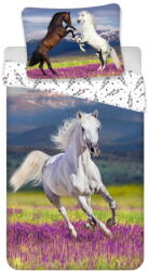 Jerry Fabrics Egyszemélyes pamut gyerek ágyneműhuzat 140x200 cm Horse "Meadow" - Jerry Fabrics