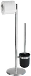 WENKO Parus ezüstszínű WC-kefe és WC-papír tartó állvány - Wenko