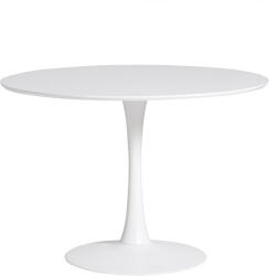 Marckeric Oda fehér kerek étkezőasztal, ⌀ 110 cm - Marckeric