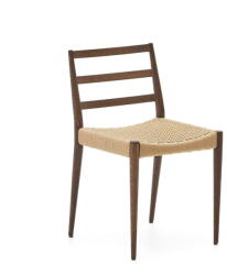 Kave Home Barna-natúr színű tölgyfa étkezőszék szett 2 db-os Analy - Kave Home