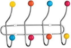 Premier Housewares Ezüstszínű fém fali fogas Plastic - Premier Housewares