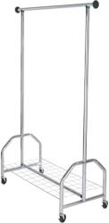 Wenko Ezüstszínű fém gurulós ruhatartó állvány Profi - Wenko