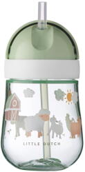 Mepal Fehér-világoszöld tritán gyerek bögre 300 ml Little farm - Mepal