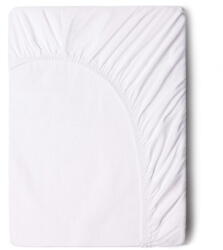Good Morning Fehér pamut gumis lepedő, 90 x 200 cm - Good Morning