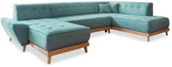 Miuform Türkiz kinyitható sarokkanapé (jobb oldali-U alakú) Dazzling Daisy - Miuform