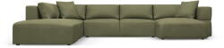 Milo Casa Világoszöld sarokkanapé (bal oldali-"U" alakú) Esther - Milo Casa
