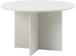 Unique Furniture Világosszürke kerek étkezőasztal ø 110 cm Palma - Unique Furniture