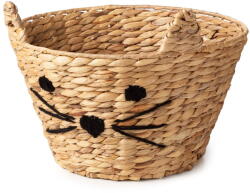 Compactor Natúr színű vízijácint játéktároló kosár ø 35x26 cm Cat - Compactor