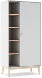 Marckeric Fehér gyerek ruhásszekrény 90x181 cm Esteban - Marckeric