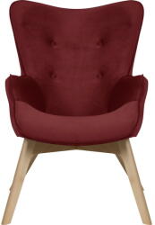 Ropez Piros bársony fotel Niko - Ropez