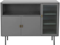 Støraa Szürke fém tálalószekrény 104x80 cm Rosalie - Støraa
