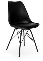 Bonami Eco 2 db fekete szék fekete fémlábakkal - Bonami Essentials