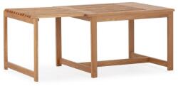 MOME Natúr színű tölgyfa dohányzóasztal 60x70 cm Unai - MOME