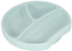 Kindsgut Világoskék szilikon gyerek tányér 19x20, 5 cm - Kindsgut